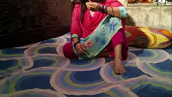 Indian aunt fucking boy in bathroom