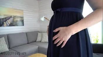 Japanese pregnant creampie
