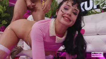 Raven lane bec the barbie and beca barbie licks nades ass deep in filthy rimming