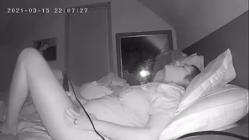 Bed masturbating