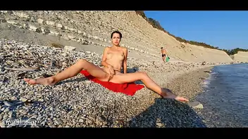 Hot nudist beach