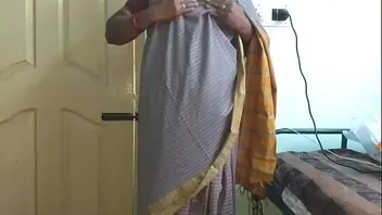 Indian shilpa aunty kannada saree