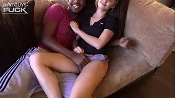 Tiny white girl gets black cock anal